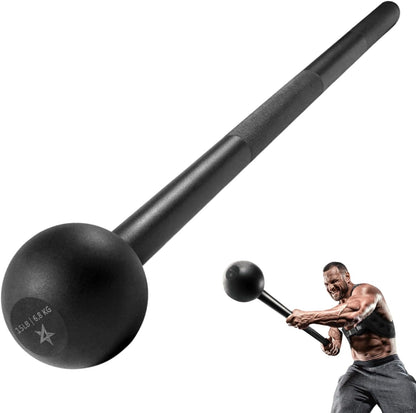 Steel Mace Bell for Comprehensive Strength Training - Supports Full Body Workouts, Muscle Development, Shoulder, Grip, and Forearm Exercises - Available in 5 to 30 LB Options for Both Men and Women