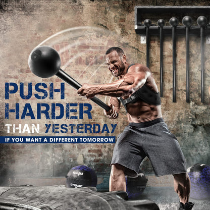 Steel Mace Bell for Comprehensive Strength Training - Supports Full Body Workouts, Muscle Development, Shoulder, Grip, and Forearm Exercises - Available in 5 to 30 LB Options for Both Men and Women