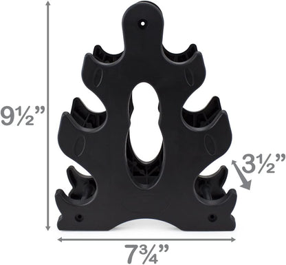 Hand Weights Dumbbells Set - 1, 2 and 3 Lbs with Rack - Soft and Comfortable Neoprene Weights Set for Home Gym - Indoor and Outdoor Dumbbell Sets with Rack, Sprint Set